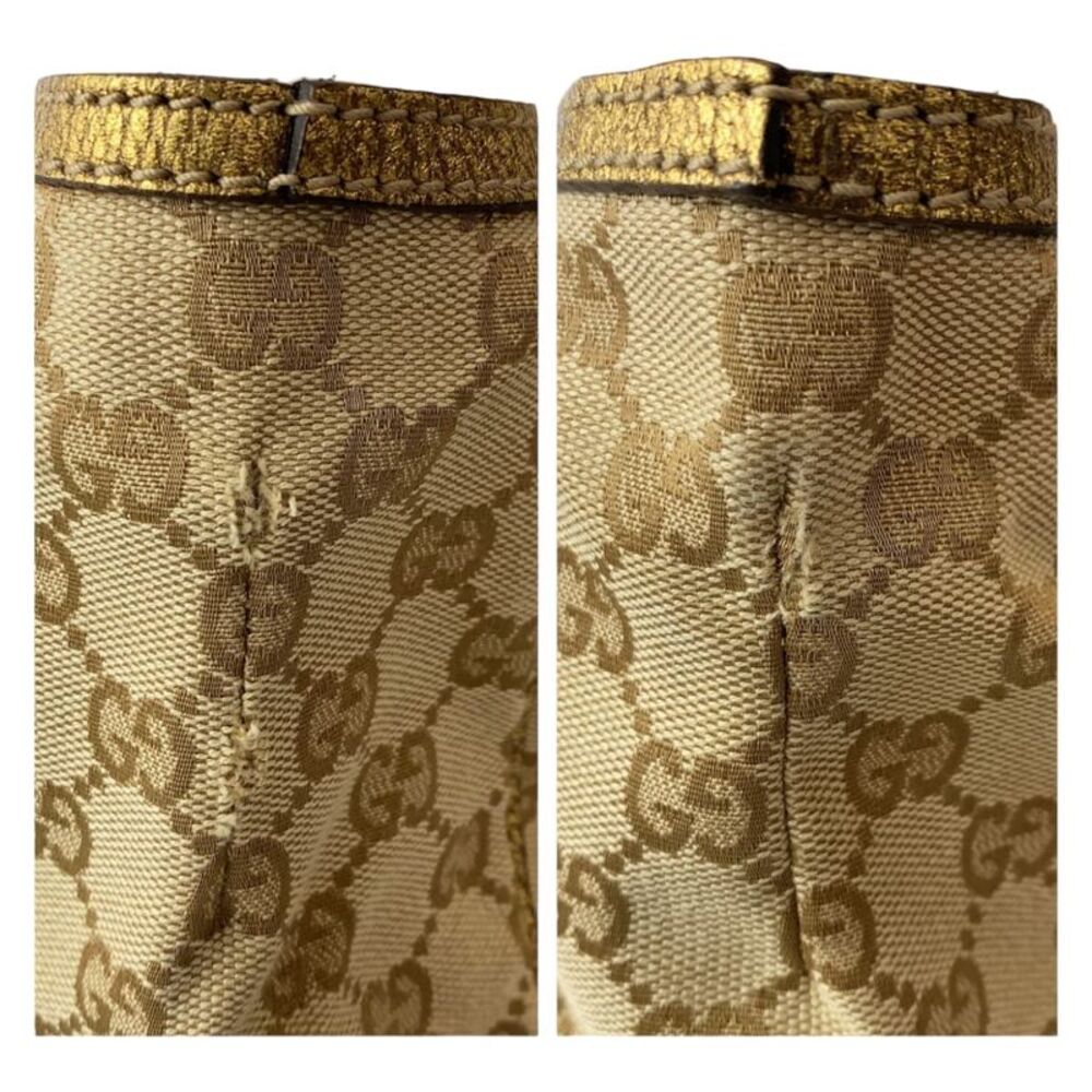 Gucci Princy GG Canvas Leather Tote Bag - Picture 7 of 10
